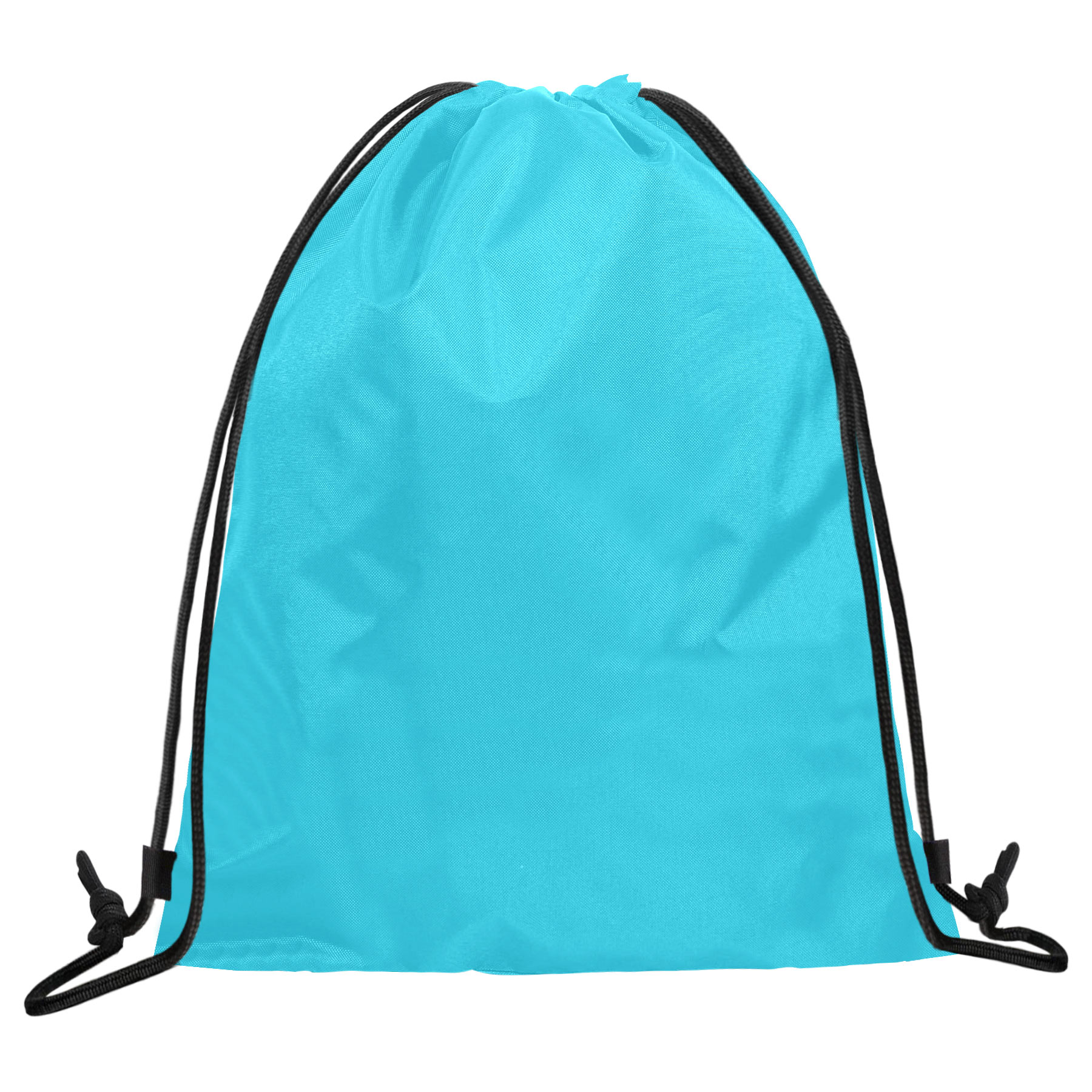 FlyFlyPromos - 210D Polyester Drawstring Backpack Bundle Pocket Image 12 - Promotional Product